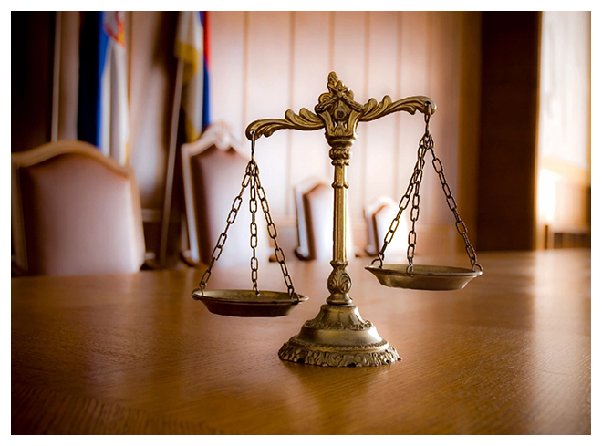 A close up of the scales on a table